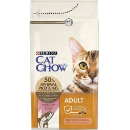 CAT CHOW ADULT SALMON Y ATUN Comida para Gatos