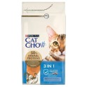 CAT CHOW ADULT 3 EN 1 15 Kg PAVO Comida para Gatos