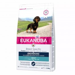 EUKANUBA PERRO ADULTO DACHSHUND TECKEL 2.5 Kg CON POLLO Pienso para Perros