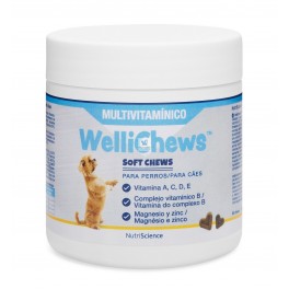 WELLICHEWS MULTIVITAMINICO PERRO 60 Chews 114.6 g Vitaminas para Perros