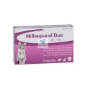 MILBEGUARD DUO GATO PEQUEÑO 0,5-2 Kg 4-10 mg Antiparasitario Interno para Gatos