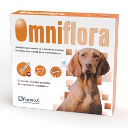 OMNIFLORA SOBRES 30x2 g para Perros, Control de Flora intestinal