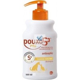 DOUXO S3 PYO Shampoo 500 ml Champu Dermatologico para Perros y Gatos