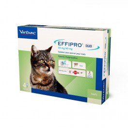 EFFIPRO DUO SPOT ON GATO PIPETAS Antiparasitario Externo