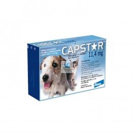 CAPSTAR 1-11 Kg - 6 Pastillas desparasitar Perros y Gatos