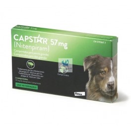CAPSTAR 11-57 Kg - 6 Pastillas desparasitar Perros Grandes