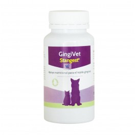 GINGIVET 60 Comprimidos Higiene bucal para perros y gatos