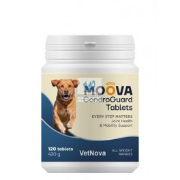 MOOVA CONDROGUARD TABLETAS 120 Unidades Salud Articular en Perros