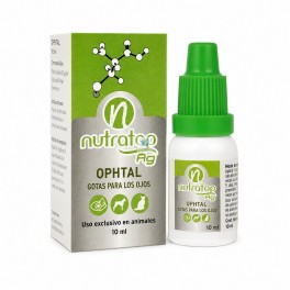NUTRATOP AG OPHTAL 10 ml Limpieza ocular de perros y gatos