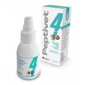 PEPTIVET 4 SOLUCION OTOLOGICA 50 ml Limpieza de oidos de perros y gatos