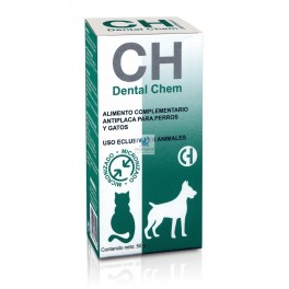 DENTAL CHEM 50 g Polvo Higiene Dental de Perros y Gatos