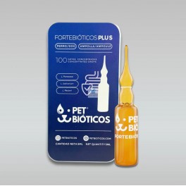 FORTEBIOTICOS PLUS AMPOLLA PERROS 100 Gotas 5 ml Salud Intestinal en perros