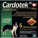 CARDOTEK-30 PLUS VERDE 12-22 Kg 6 Tabletas desparasitar perros