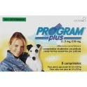 PROGRAM PLUS PERROS 12/22 Kg 6 Comprimidos desparasitar perros