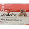 COMFORTIS 3,1-3,8 Kg 180 mg 6 Comprimidos pulgas en perros y gatos