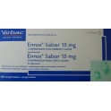 ENROX SABOR 15 mg 100 Comprimidos antibioticos para perros y gatos