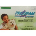 PROGRAM PLUS PERROS  5/11 Kg 6 Comprimidos desparasitar perros