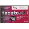HEPATOSIL 100/10 Hasta 10 Kg 30 Comprimidos Protector hepático para Perros y Gatos