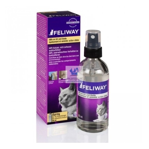 FELIWAY SPRAY 60 ml feromone Facial anti stress for cats - AliExpress