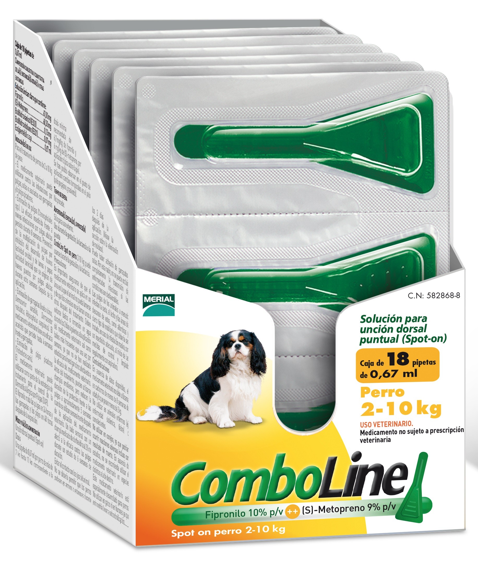 FRONTLINE COMBOLINE Spot-on Perro 18 Antiparasitario Externo Perros