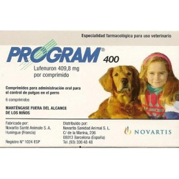 Program PERROS 400 6 Comprimidos (20-40 Kg) desparasitar