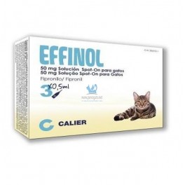EFFINOL SPOT ON GATO Solución en Pipetas para Gatos