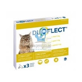 DUOFLECT GATOS 3 Pipetas Antiparasitario Externo para Gatos