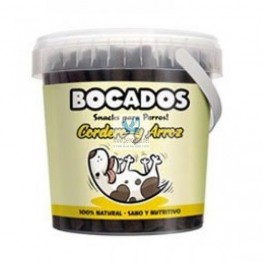 BOCADOS CORDERO Y ARROZ Snacks para Perros
