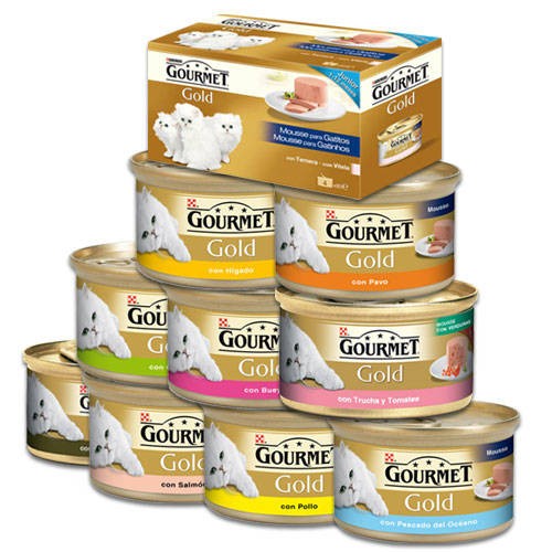 GOURMET GOLD MOUSSE 24 x 85 g Varios Sabores