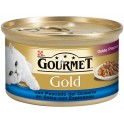 GOURMET GOLD DUO 24x85 g PESCADO ESPINACA DOBLE PLACER Comida para Gatos