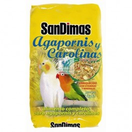 AGAPORNIS Y CAROLINAS 1 Kg Comida para Aves