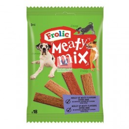 FROLIC TIRAS CARNE 11 BOLSAS x 90 gr Snacks para Perros