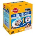 DENTASTIX 4 Cajas de 28 Barritas Snack Dental para Perros