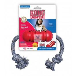 KONG DENTAL CUERDA TRENZADA Juguete para Perros