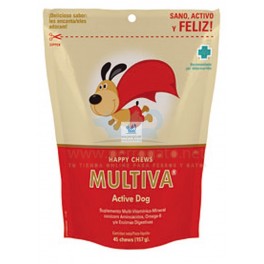 MULTIVA ACTIVE DOG CHEWS 45 Unidades Suplemento Vitamínico