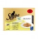 SHEBA DELICATEZE GELATINA AVES 13 x 4 x 85 g Comida para Gatos