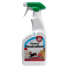 GET OFF WASH-NEUTRALISER SPRAY 500 ml Limpieza y Repelente de Perros y Gatos