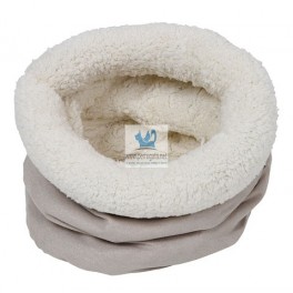 CUNA CESTA 30 cm GRIS/BLANCA Cama para Gatos