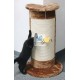 RASCADOR COLUMNA CORNER 58 cm Con ABEJA Juguete para Gatos