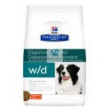 Hills Canine W/D DIGESTIVE+WEIGHT+DIABETES Pienso para Perros