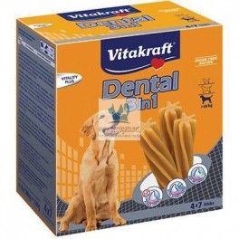 DENTAL 3 EN 1 PERRO MEDIANO 4 CAJAS PACK MES Higiene Dental Perros