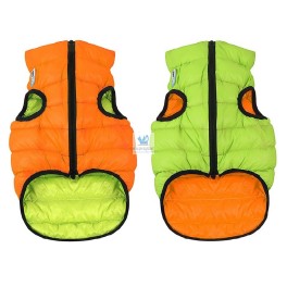 AIRY VEST REVERSIBLE NARANJA-VERDE Varias Tallas Ropa para Perros