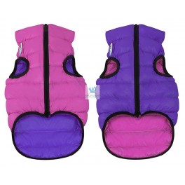 AIRY VEST REVERSIBLE ROSA-LILA Varias Tallas Ropa para Perros