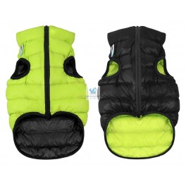 AIRY VEST REVERSIBLE VERDE-NEGRO Varias Tallas Ropa para Perros