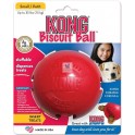 KONG BALL BISCUIT ROJA Pelota de Goma para Perros y Gatos