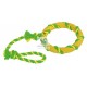 JUGUETE PERRO ANILLO DE GOMA Y ALGODON 47 cm Juguete para Perros