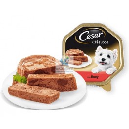 CESAR CLÁSICO PATÉ BUEY 14 TARRINAS 150 g Pienso para Perros