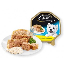 CESAR SENIOR POLLO Y ARROZ GELATINA 14 TARRINAS 150 g Pienso para Perros