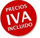 TODOS LOS PRECIOS DE LOS PRODUCTOS TIENEN EL I.V.A. INCLUIDO