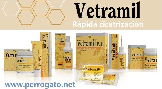 VETRAMIL DERMA PERROS, GATOS Y CABALLOS